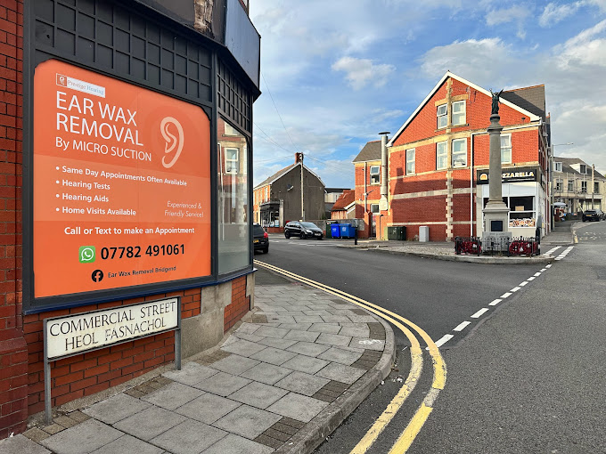 The Prestige Hearing shopfront on Prince Road, Kenfig Hill, Bridgend